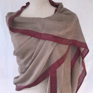 Woven Border Scarf