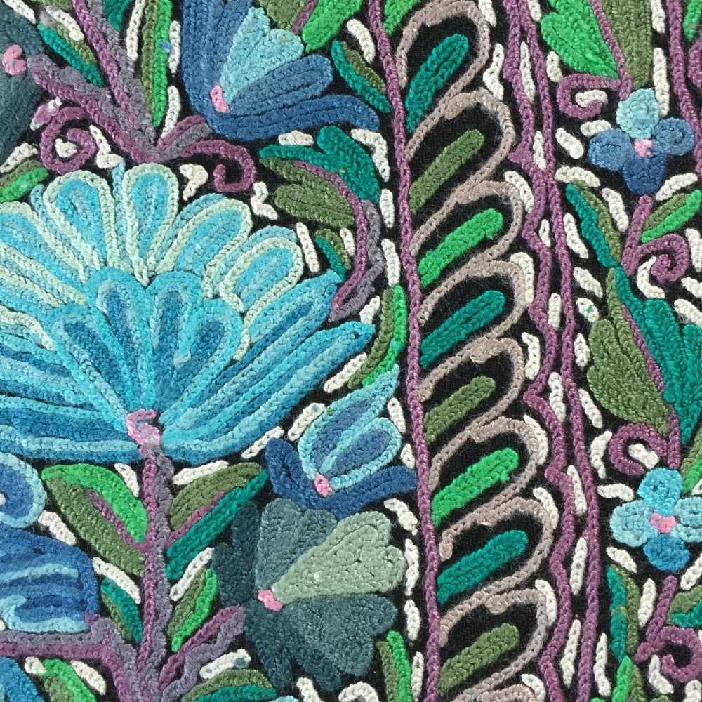 Pashmina Embroidery on Wool Shawl, no. 1 - Image 6