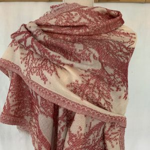 Red Branches Scarf